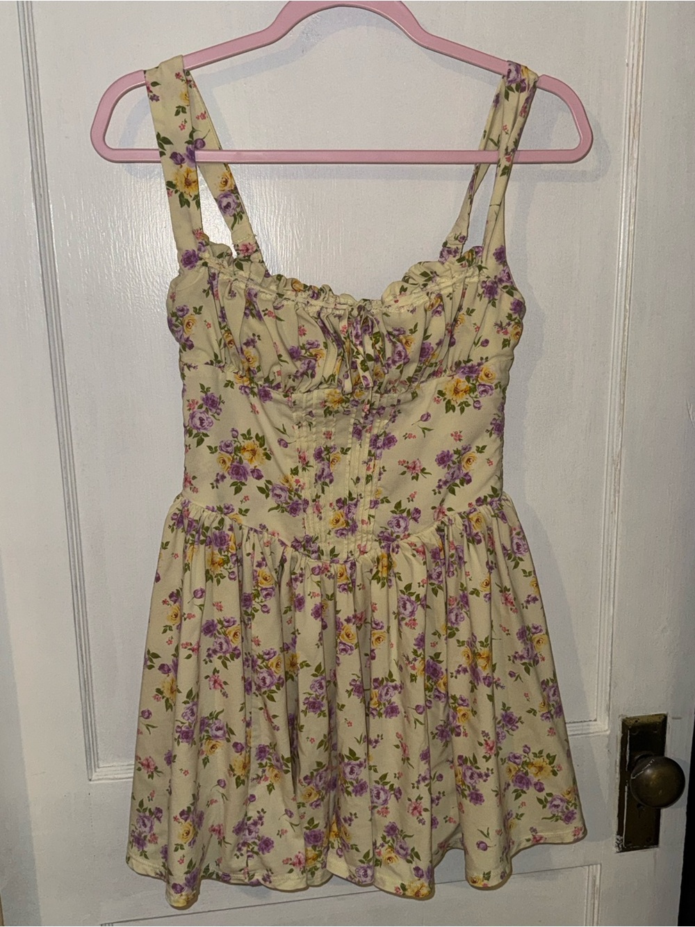 Pseidio Floral Print Mini-Dress